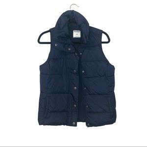 Old Navy, Navy Puff Vest